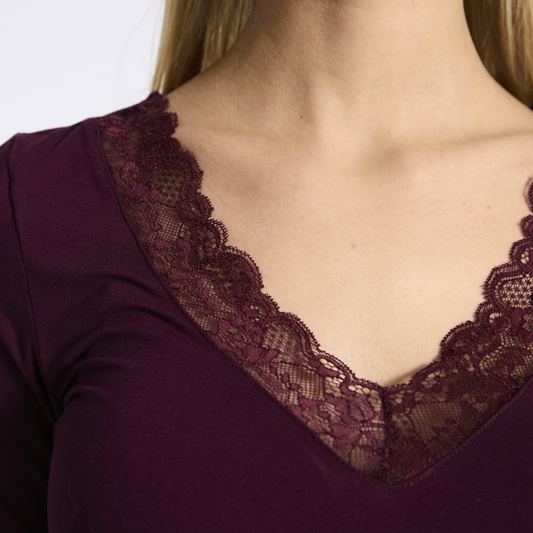 Long sleeve lace top "Angelina"